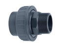 1.5" Socket Unions for Pressure Pipe Glue to Male Thread