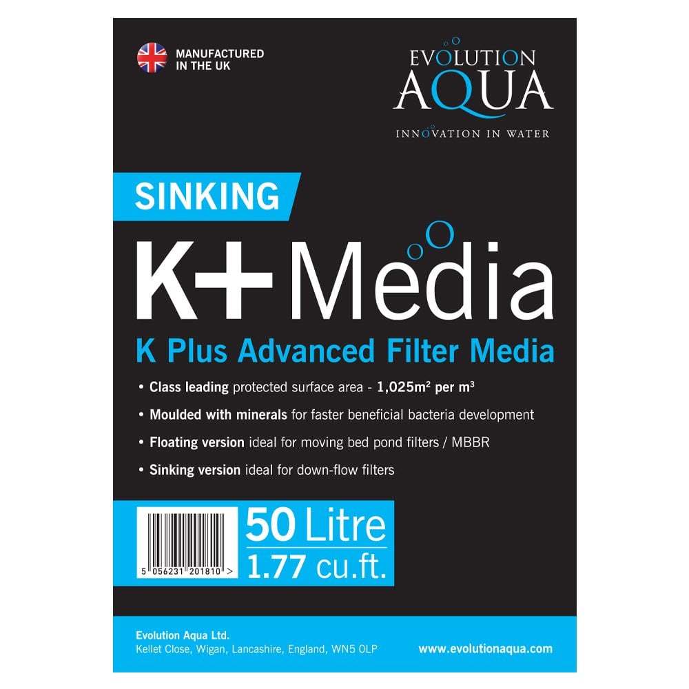 K+ Advanced Sinking Filter Media
