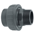Single Union Threaded Male to Pressure Pipe Female Connectors