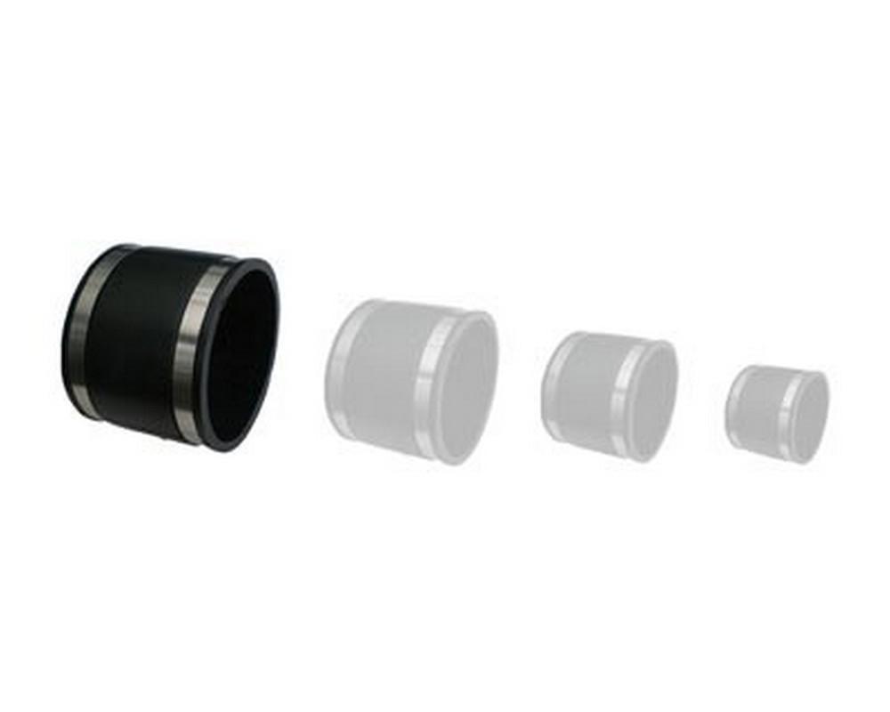 4" Connector with Clips (Flexible) - Selective Koi Sales