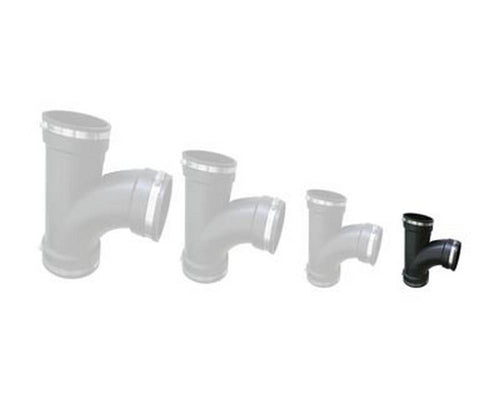1.5" Inch Tee with Clips (Flexible) - Selective Koi Sales