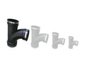 4" Tee with Clips (Flexible) - Selective Koi Sale