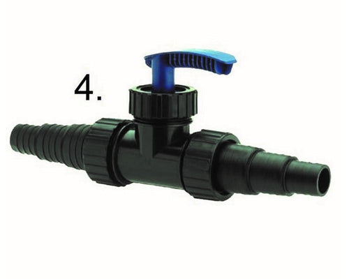 1.5" Inch Oase Flow regulator with Hose Tails - Selective Koi Sales