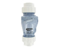 2" Valterra Spring Non-return valve with flap (Clear with unions) - Selective Koi Sales