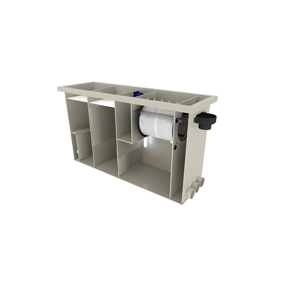 Filtreau combi-AFTER Drum Filter incl. UVC (Gravity)  Int. rinsepump