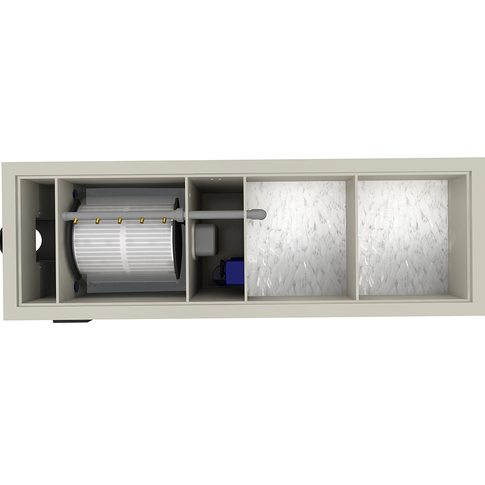 Filtreau combi-AFTER Drum Filter incl. UVC (Pumpfed) Int. rinsepump