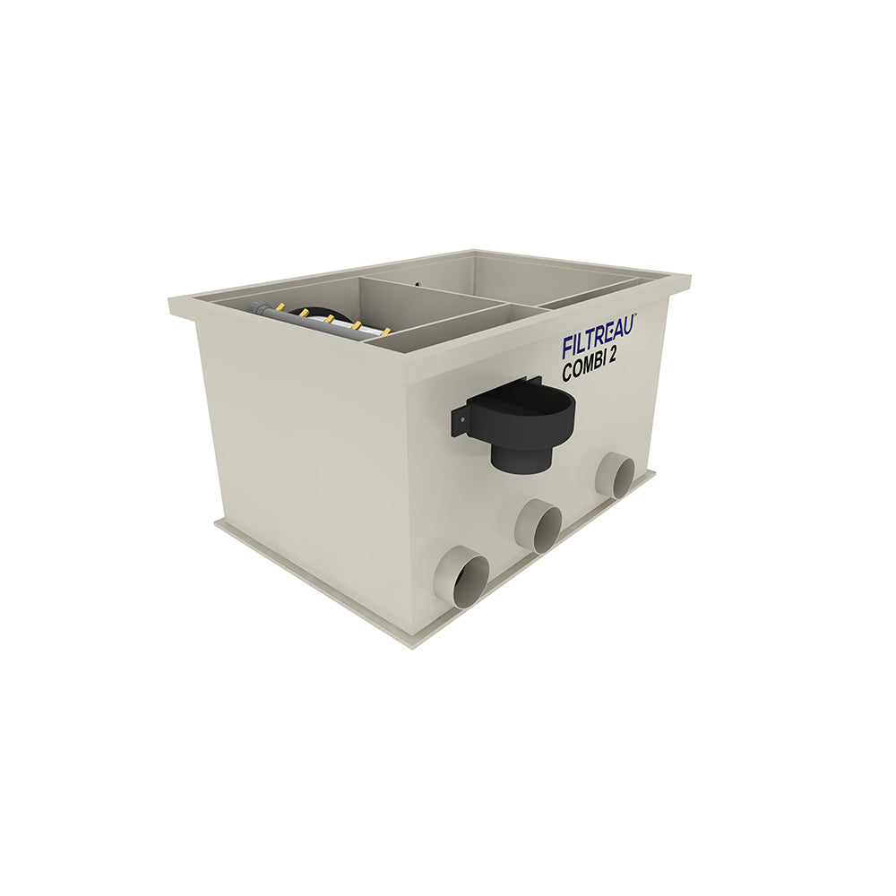 Filtreau combi-2 Drum Filter pumpfed (moving-bed) incl. UVC /incl. rinsepump