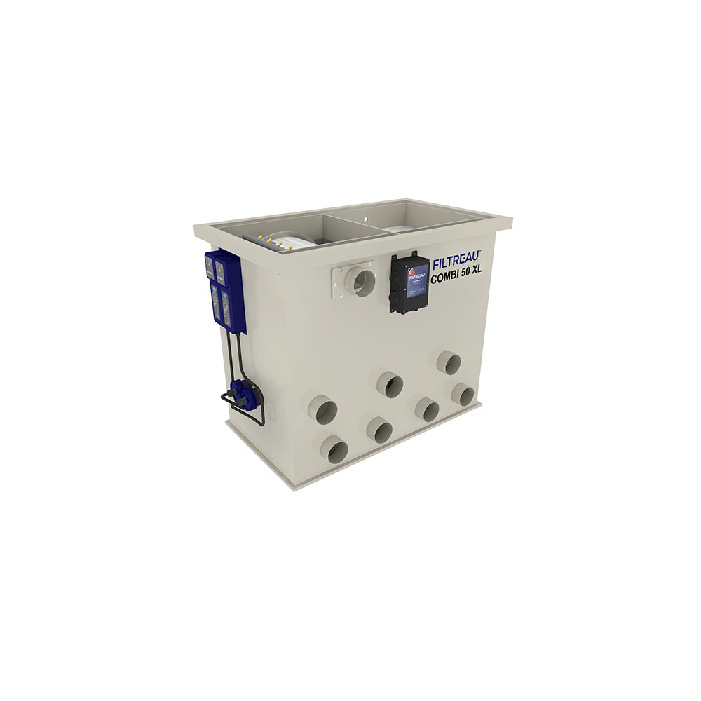 Filtreau Combi XL50 Drum Filter (Pump fed) built in rinsepump (NEW XL Motor)