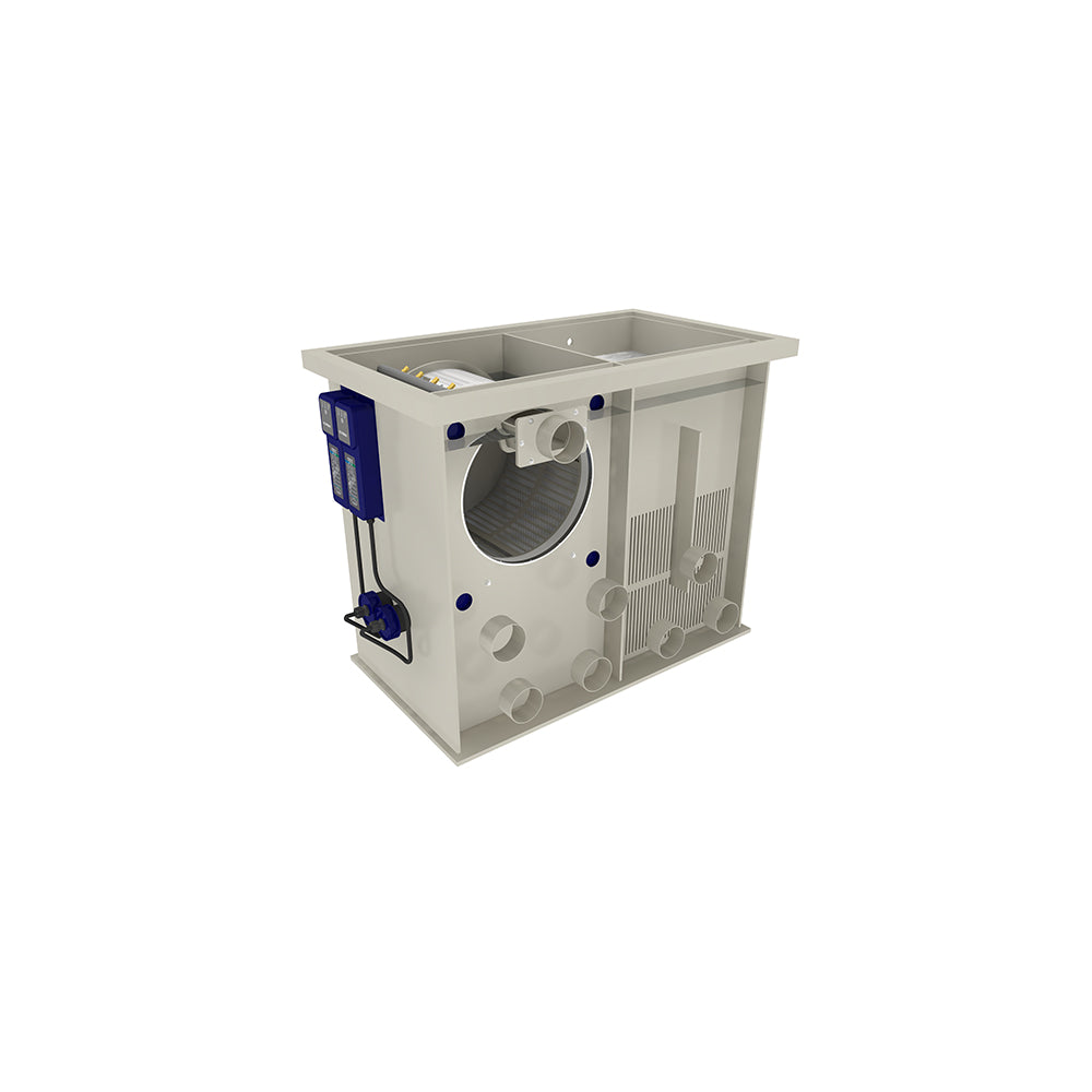 Filtreau Combi XL50 Drum Filter (Pump fed) built in rinsepump (NEW XL Motor)