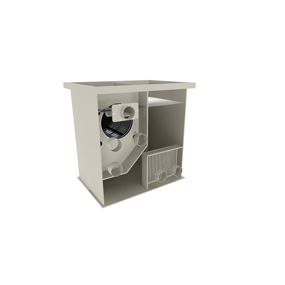 Filtreau combi-NEXT Drum Filter with UVC (Pump-fed) Int rinsepump (NEW XL Motor)