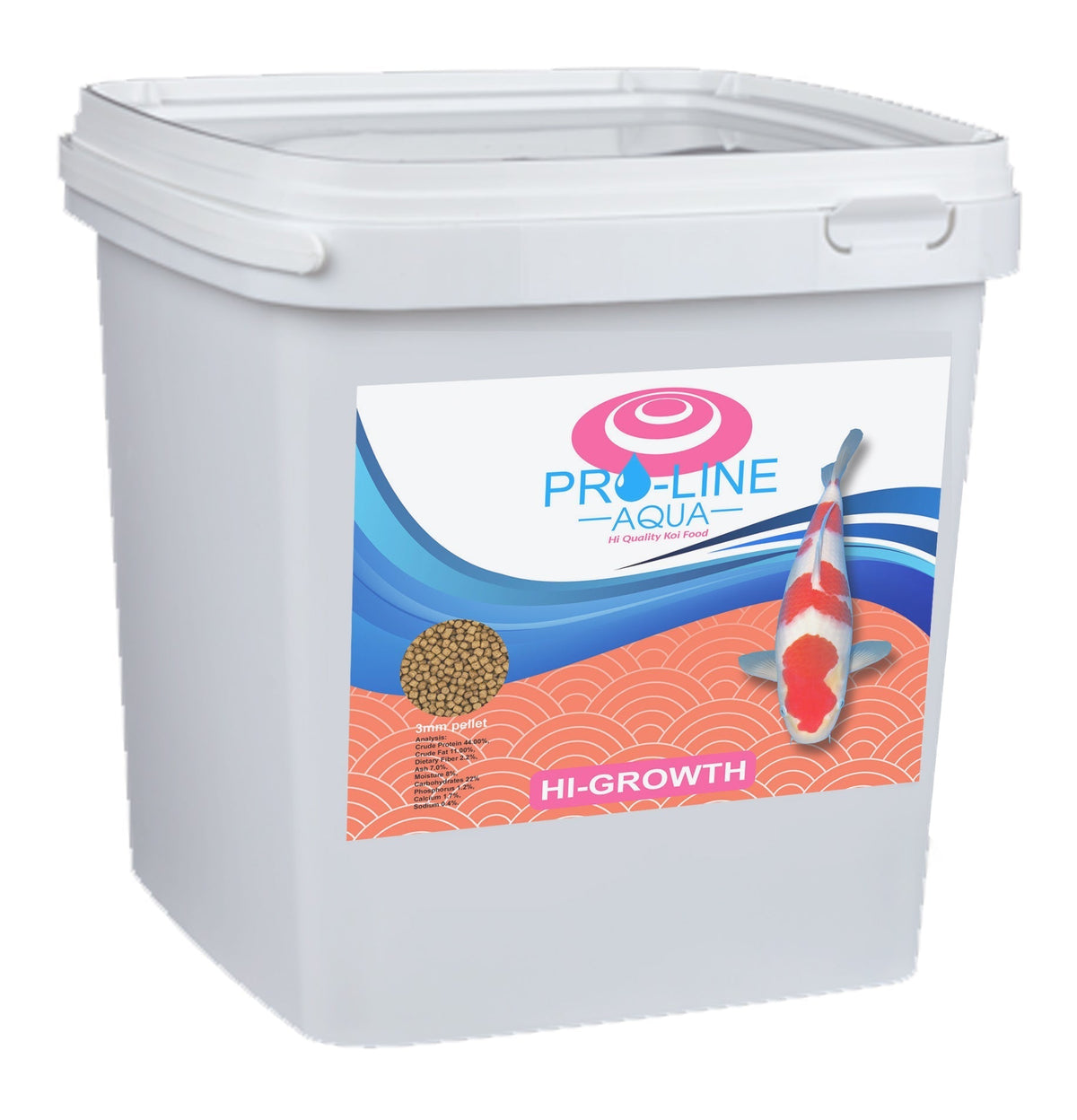 Pro-Line Aqua Growth Koi Food 6kg 6mm tub