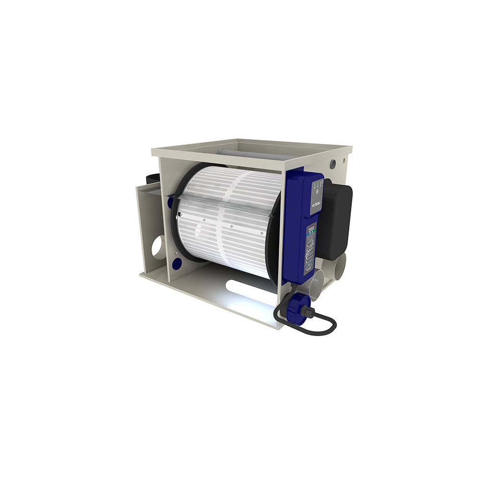 Filtreau HF30 Drum Filter (New XL Motor & double seal) (Pump fed)