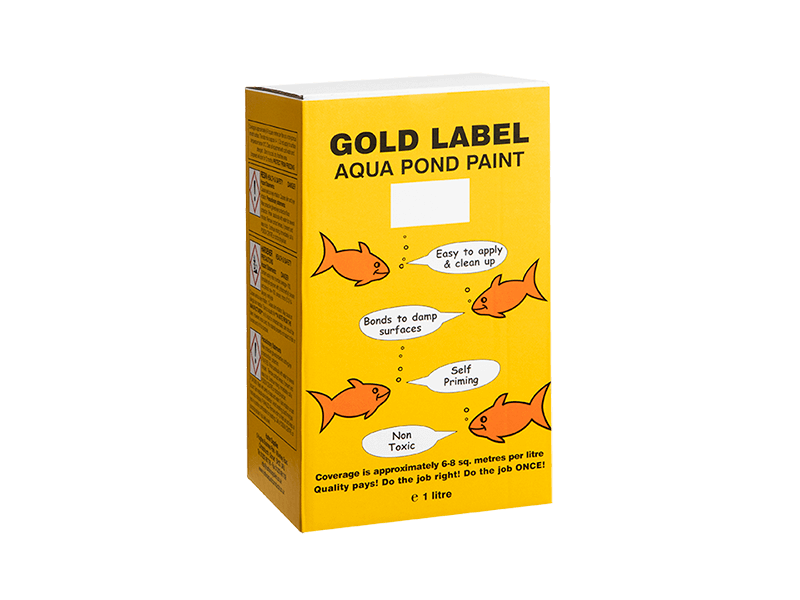 Gold Label Pond Paint Clear 1ltr - Selective Koi Sales